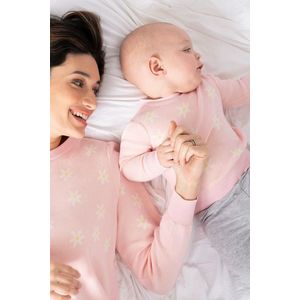 Světle růžový set pulovrů pro maminku a miminko Coco obraz