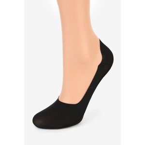 Černé balerínkové ponožky se silikonovým pásem Comfort Classic - dvojbalení obraz