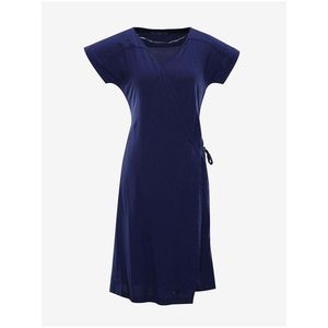 Tmavě modré dámské zavinovací šaty Alpine Pro SOLEIA obraz