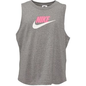 Nike SPORTSWEAR Dívčí tílko, šedá, velikost obraz