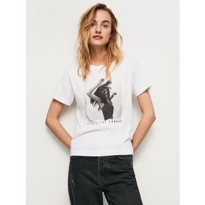 Pepe Jeans Sonya Triko Bílá obraz