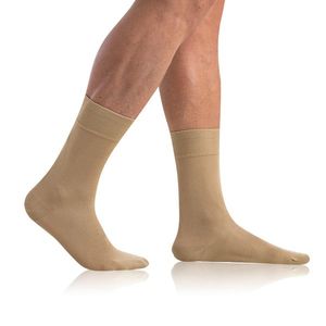 Béžové pánské ponožky Bellinda BAMBUS COMFORT SOCKS obraz