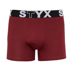 Dětské boxerky Styx sportovní guma vínové obraz