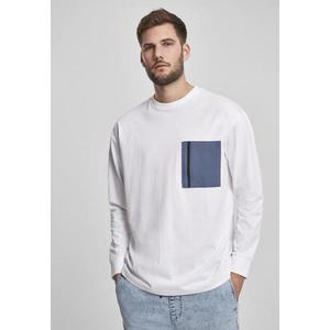 Boxy Big Contrast Pocket LS bílá obraz