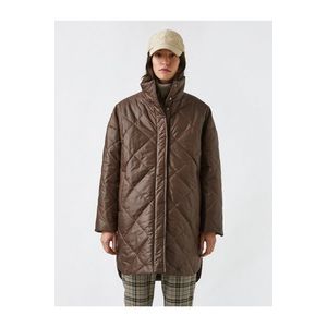 Koton High Neck Quilted Puffer Coat obraz