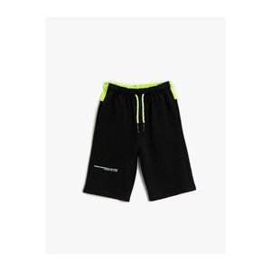 Koton Contrast Colored Shorts with Tie Waist obraz