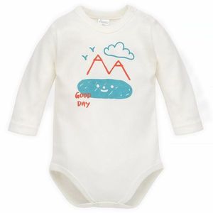 Pinokio Kids's Orange Flip Bodysuit Longsleeve obraz