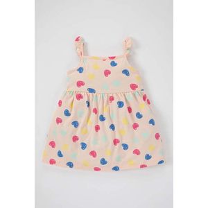 DEFACTO Baby Girl Patterned Strap Dress obraz