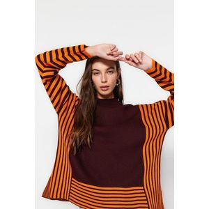 Trendyol fialový pletený svetr obraz