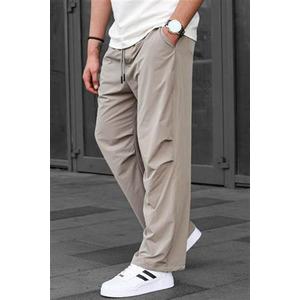 Madmext Beige Regular Fit Men's Parachute Pants 6504 obraz