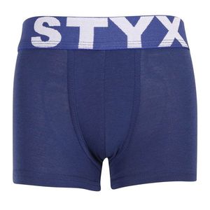 Dětské boxerky Styx sportovní guma tmavě modré obraz