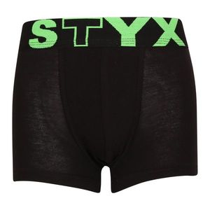 Dětské boxerky Styx sportovní guma černé obraz