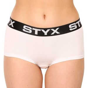 Dámské kalhotky Styx s nohavičkou bílé obraz