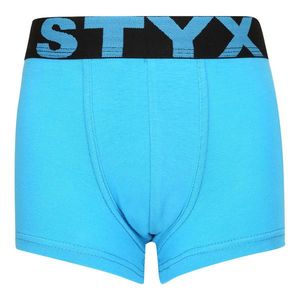 Dětské boxerky Styx sportovní guma světle modré obraz