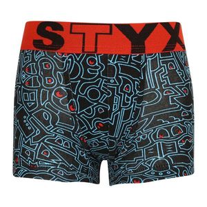 Dětské boxerky Styx art sportovní guma doodle obraz