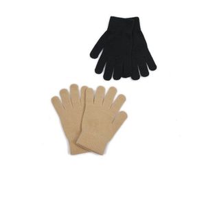 Sada dvou párů dámských rukavic v černé a béžové barvě ORSAY obraz
