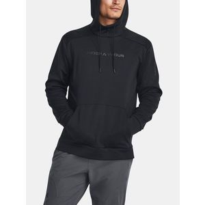 Černá sportovní mikina Under Armour UA Armour Fleece Wordmark HD obraz