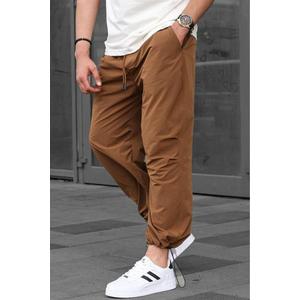 Madmext Men's Brown Regular Fit Parachute Trousers 6504 obraz