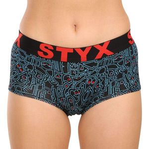 Dámské kalhotky Styx art s nohavičkou doodle obraz