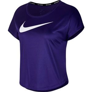 Dámské tričko Nike Swoosh Run Top SS fialové, XS obraz