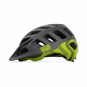 Cyklistická helma Giro Radix Mat Metalic Black/Lime obraz