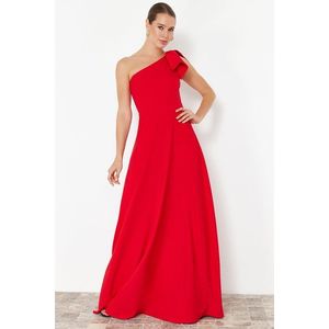 Trendyol Red A-Cut Woven Evening Dress & Graduation Dress obraz