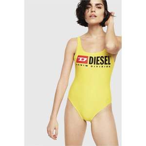 9011 DIESEL S.P.A., BREGANZE Swimwear - Diesel BFSWFLAMNEW SWIMSUIT yellow obraz