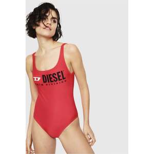9011 DIESEL S.P.A., BREGANZE Swimsuit - Diesel BFSWFLAMNEW SWIMSUIT red obraz