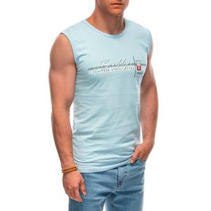 Edoti Men's printed tank top obraz