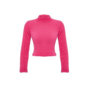 Trendyol Fuchsia Feather Knitwear Sweater obraz