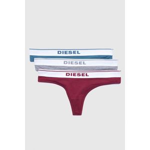 Panties - Diesel UFSTSTARSTHREEPACK String 3pac Ruby-Grey-Blue obraz