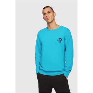 Sweatshirt - Diesel UMLTWILLY SWEATSHIRT light blue obraz