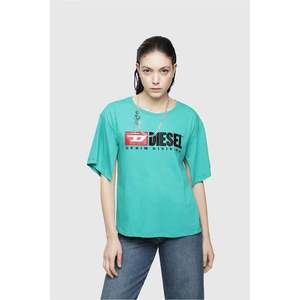 T-shirt - Diesel T JACKYD TSHIRT turquoise obraz