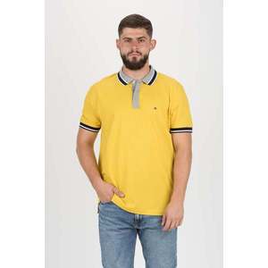 Tommy Hilfiger Polo shirt - CONTRAST PLACKET REGULAR POLO yellow obraz