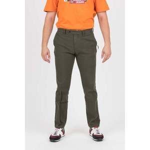 Trousers - TOMMY HILFIGER DENTON CHINO HONEYCOMB FLEX green obraz