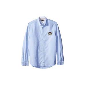 Tommy Hilfiger Shirt - CREST BADGE SHIRT blue obraz