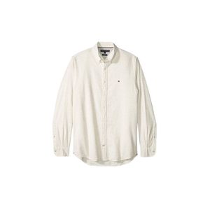 Tommy Hilfiger Shirt - HEATHER CORDUROY SHIRT beige obraz