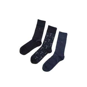 Tommy Hilfiger Socks - TH MEN MIXED STRIPES GIFTBOX 3P blue obraz