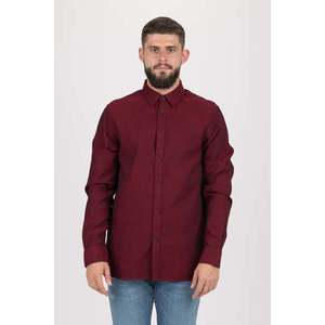 Tommy Hilfiger Shirt - WCC TEXTURED SHIRT burgundy obraz