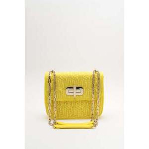 Tommy Hilfiger Handbag - TURNLOCK CROSSOVER QUILT yellow obraz