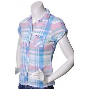 Tommy Hilfiger Shirt - ally shirt s/s c blue obraz