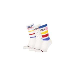 Tommy Hilfiger Socks - TH UNISEX TOMMY JEANS SOCK 3P PAINT GIFTBOX colorful obraz