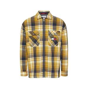 Tommy Jeans Shirt - TJM CHECK ZIP OVERSHIRT multicolor obraz