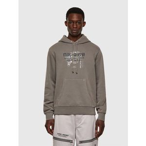 Sweatshirt - DIesel SGIRKHOODB3 SWEATSHIRT pale green obraz