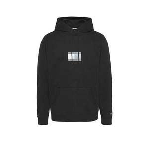 Black cotton hoodie obraz