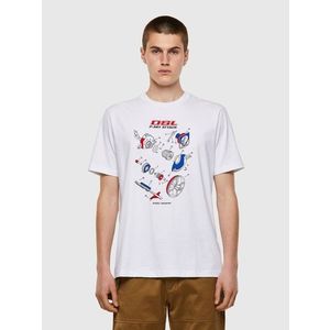 Diesel T-shirt - TJUSTB53 TSHIRT white obraz