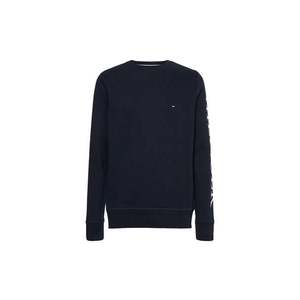 Tommy Hilfiger Sweatshirt - HILFIGER LOGO ON SLEEVE CREWNECK blue obraz