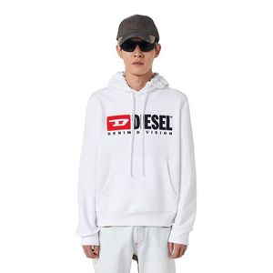 Diesel Sweatshirt - S-GINN-HOOD-DIV SWEAT-SHI white obraz