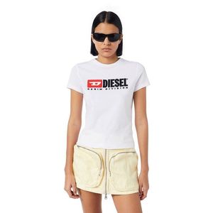 Diesel T-shirt - T-SLI-DIV T-SHIRT white obraz