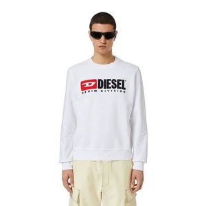 Diesel Sweatshirt - S-GINN-DIV SWEAT-SHIRT white obraz